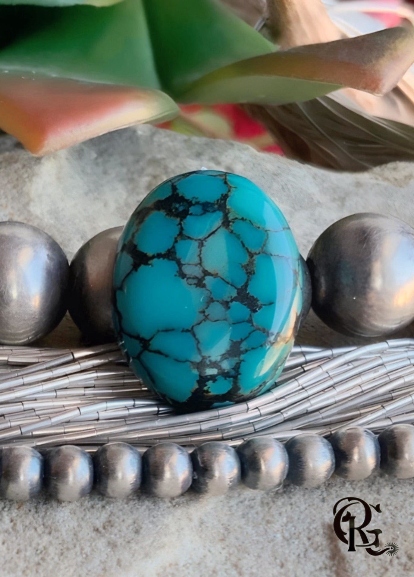 Bao Canyon Turquoise Oval Cabochon BC186