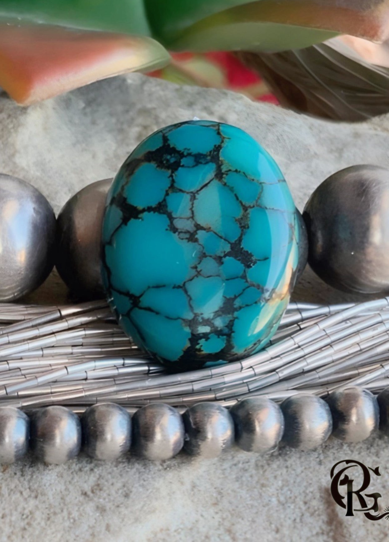 Bao Canyon Turquoise Oval Cabochon BC186