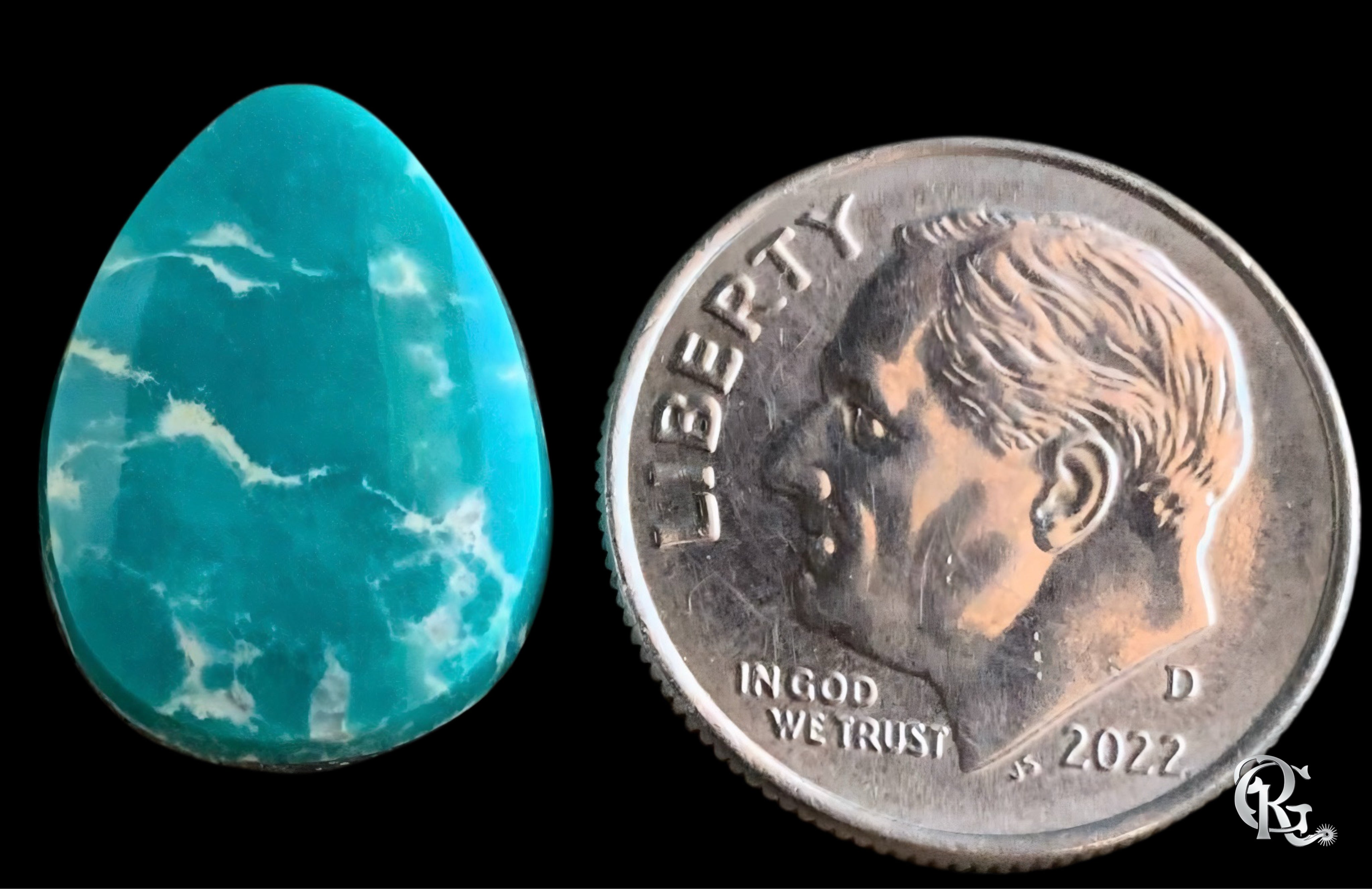 Beautiful Fox Turquoise Teardrop Cabochon-Nevada Gemstone