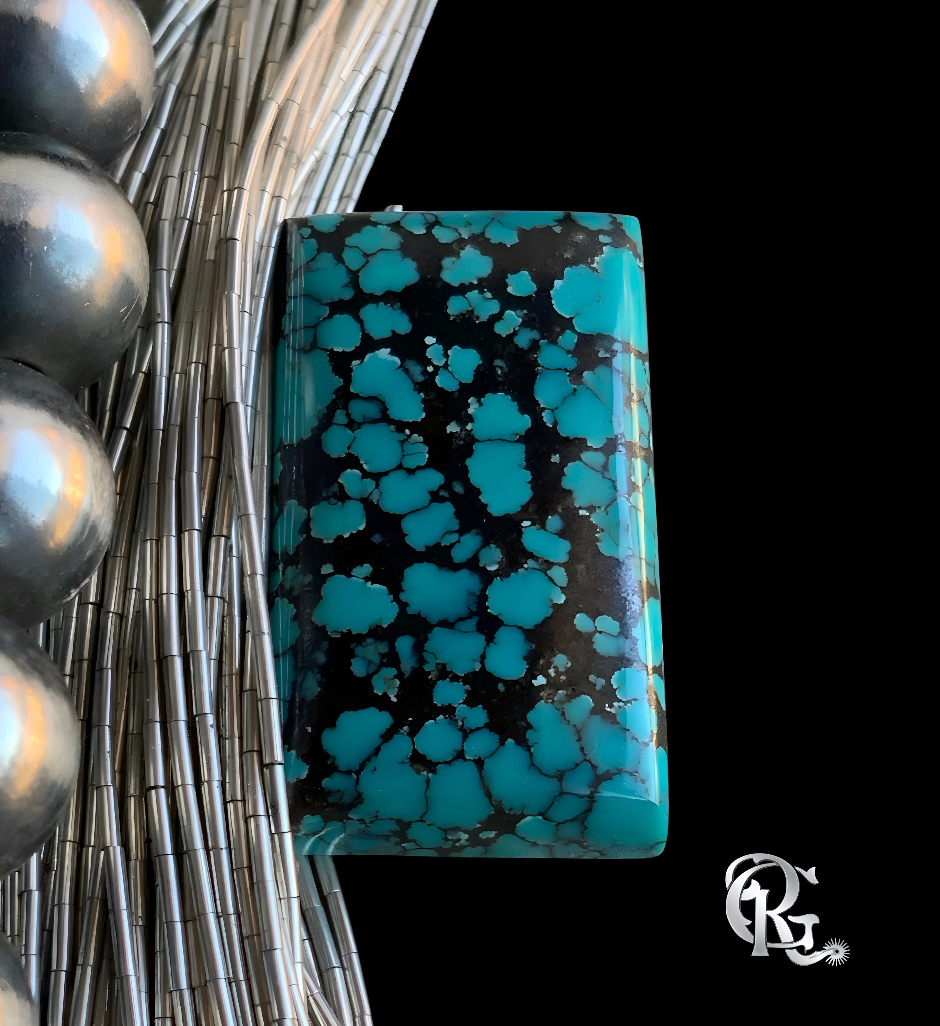 Bao Canyon Turquoise Rectangular Cabochon