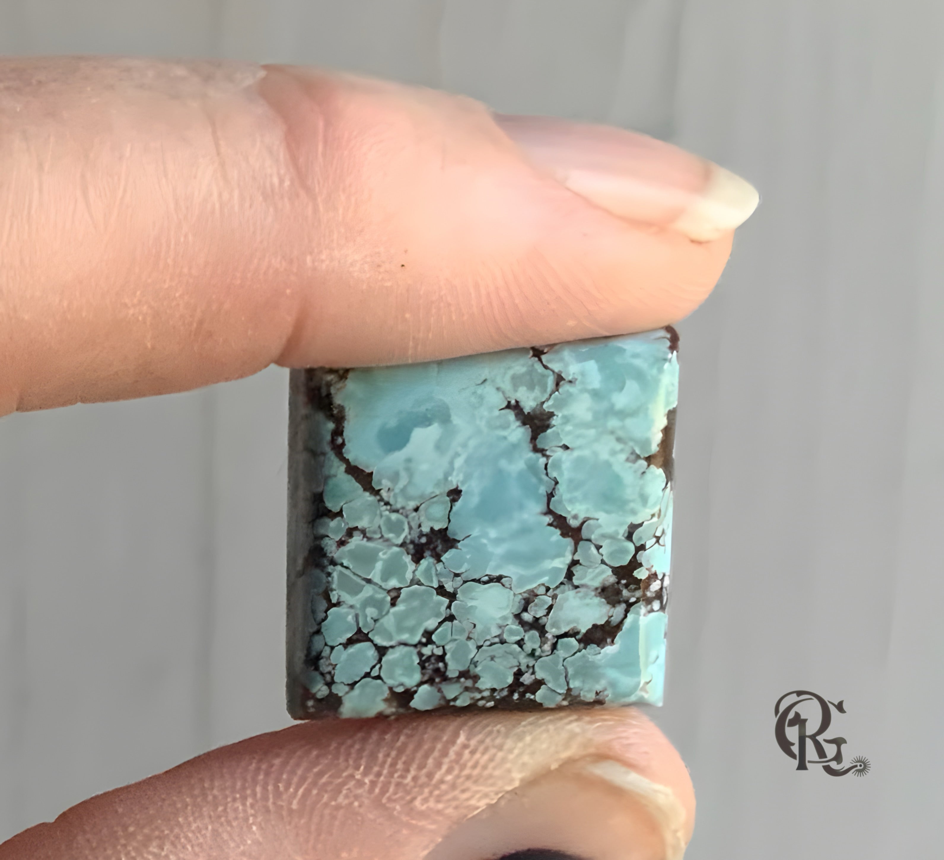 Gobi Turquoise Square Cabochon