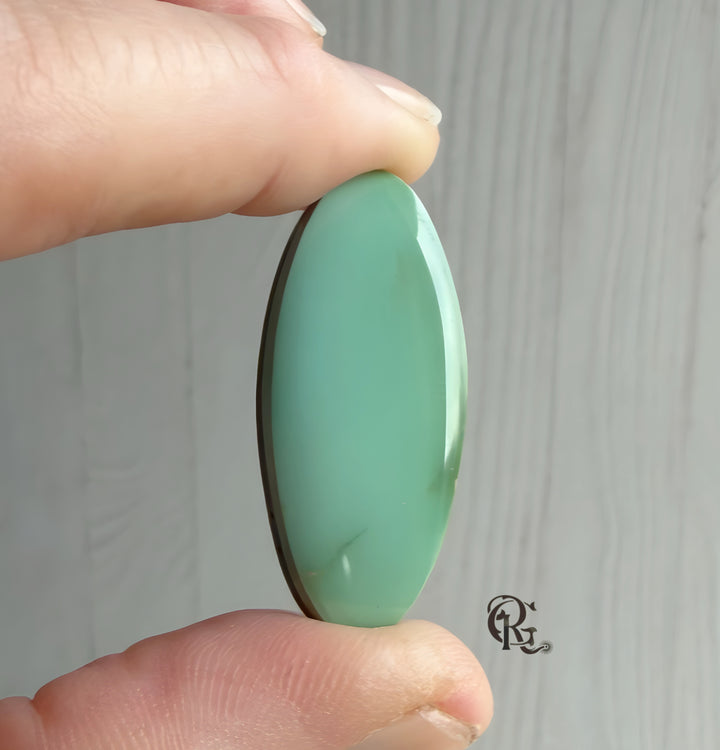 Royston Turquoise High Grade Light Green Long Oval Cabochon-Nevada Gemstone