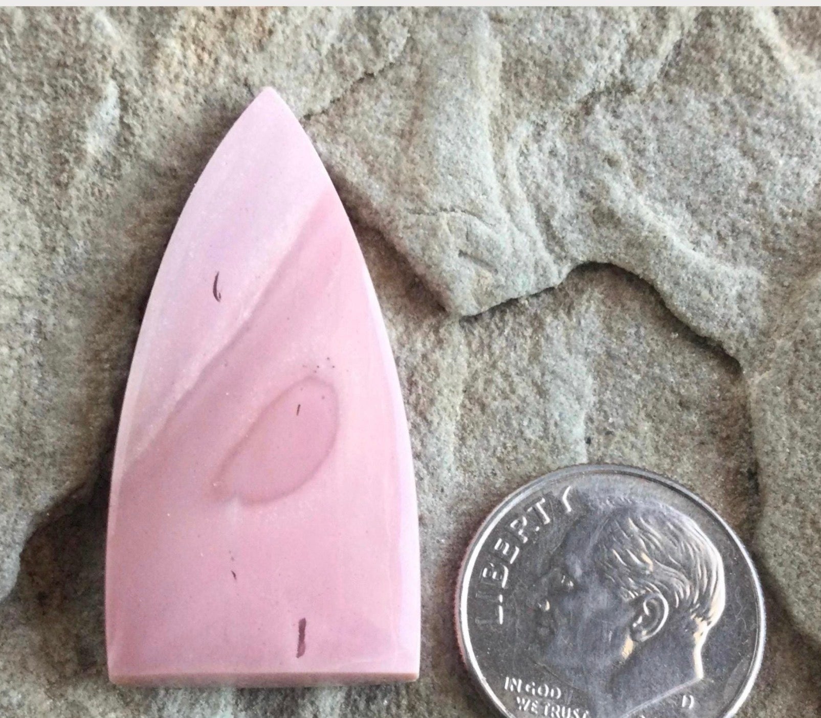 Pink Peruvian Opal Cabochon