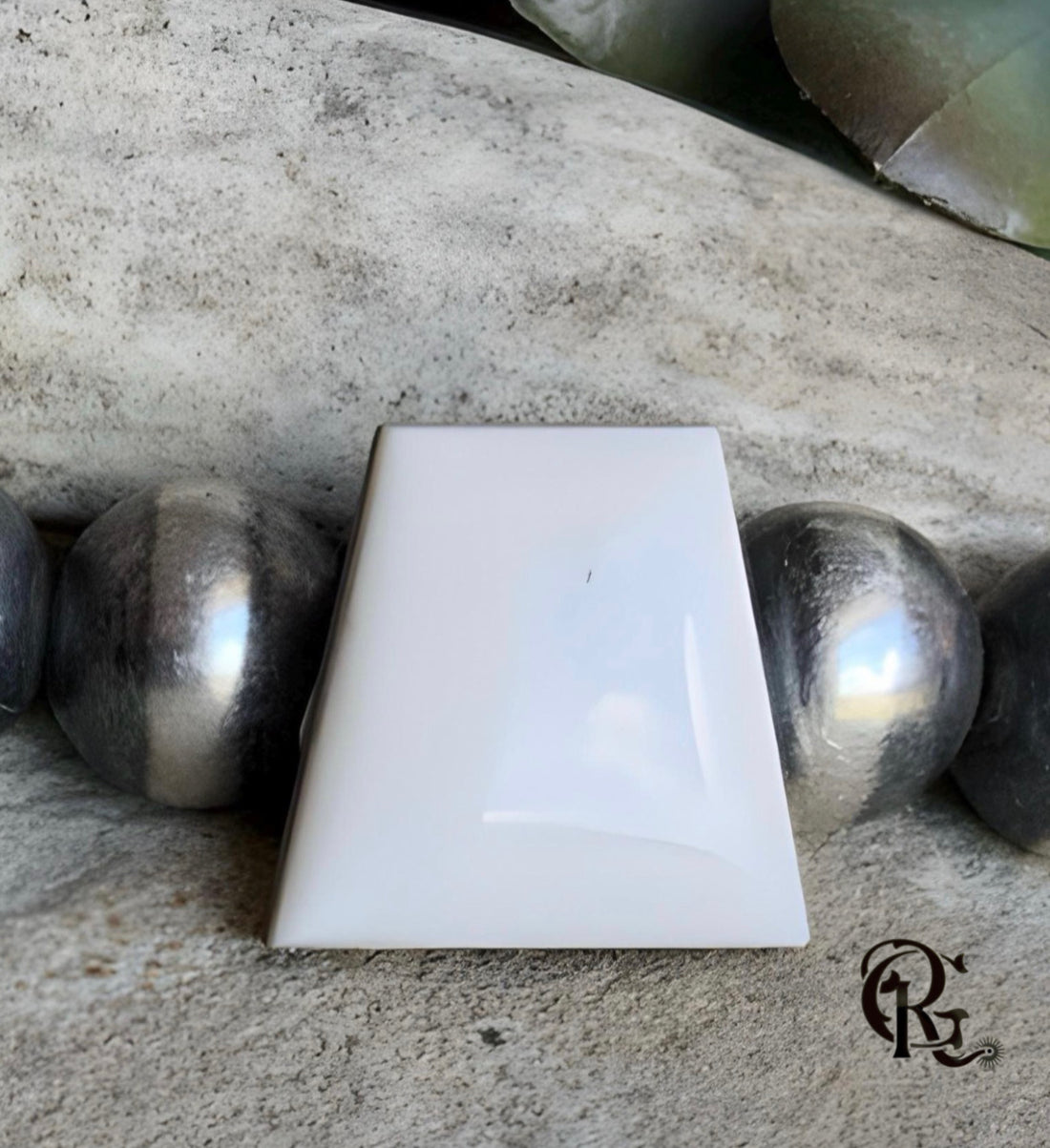 Natural White Buffalo Cabochon