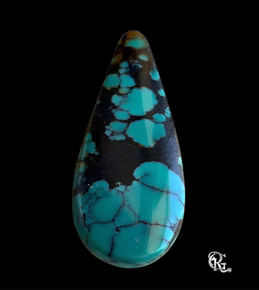 Bao Canyon Turquoise Cabochon-Hubei Province Gemstone #BC188