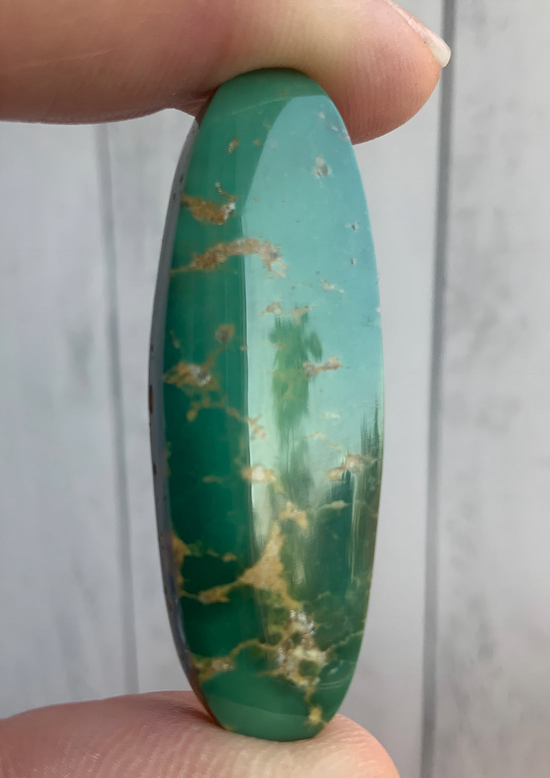 Green Royston Turquoise Oval