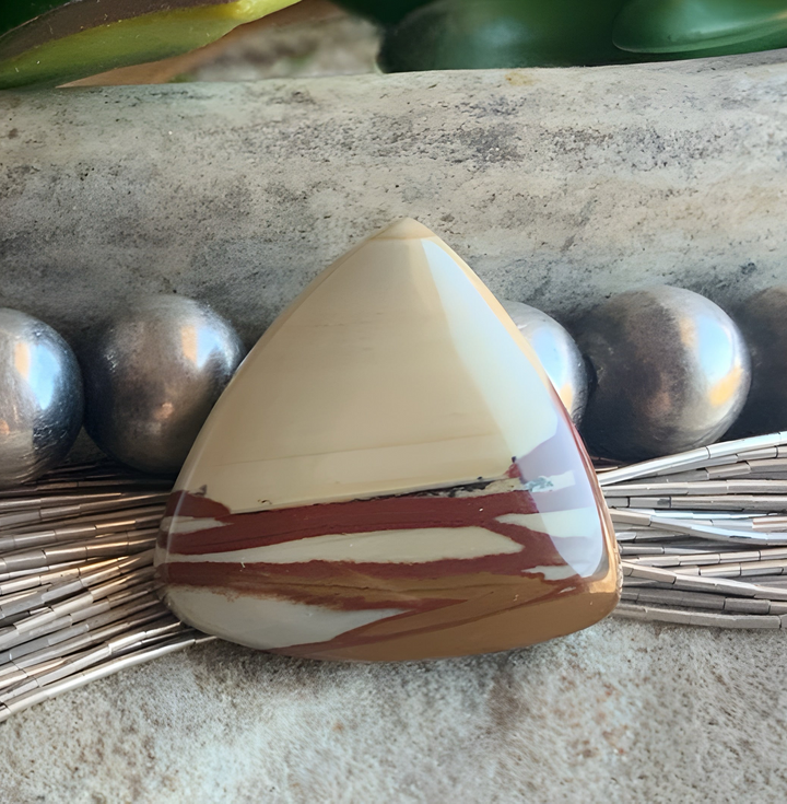 Owyhee Jasper Triangle Cabochon