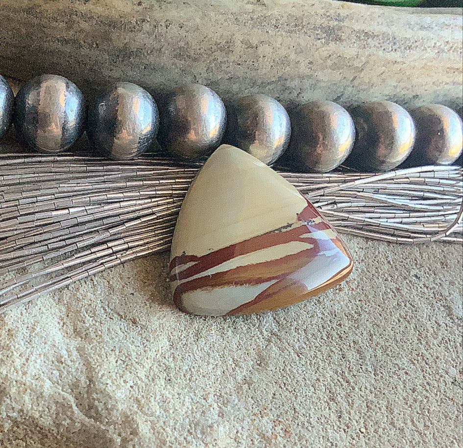 Owyhee Jasper Triangle Cabochon