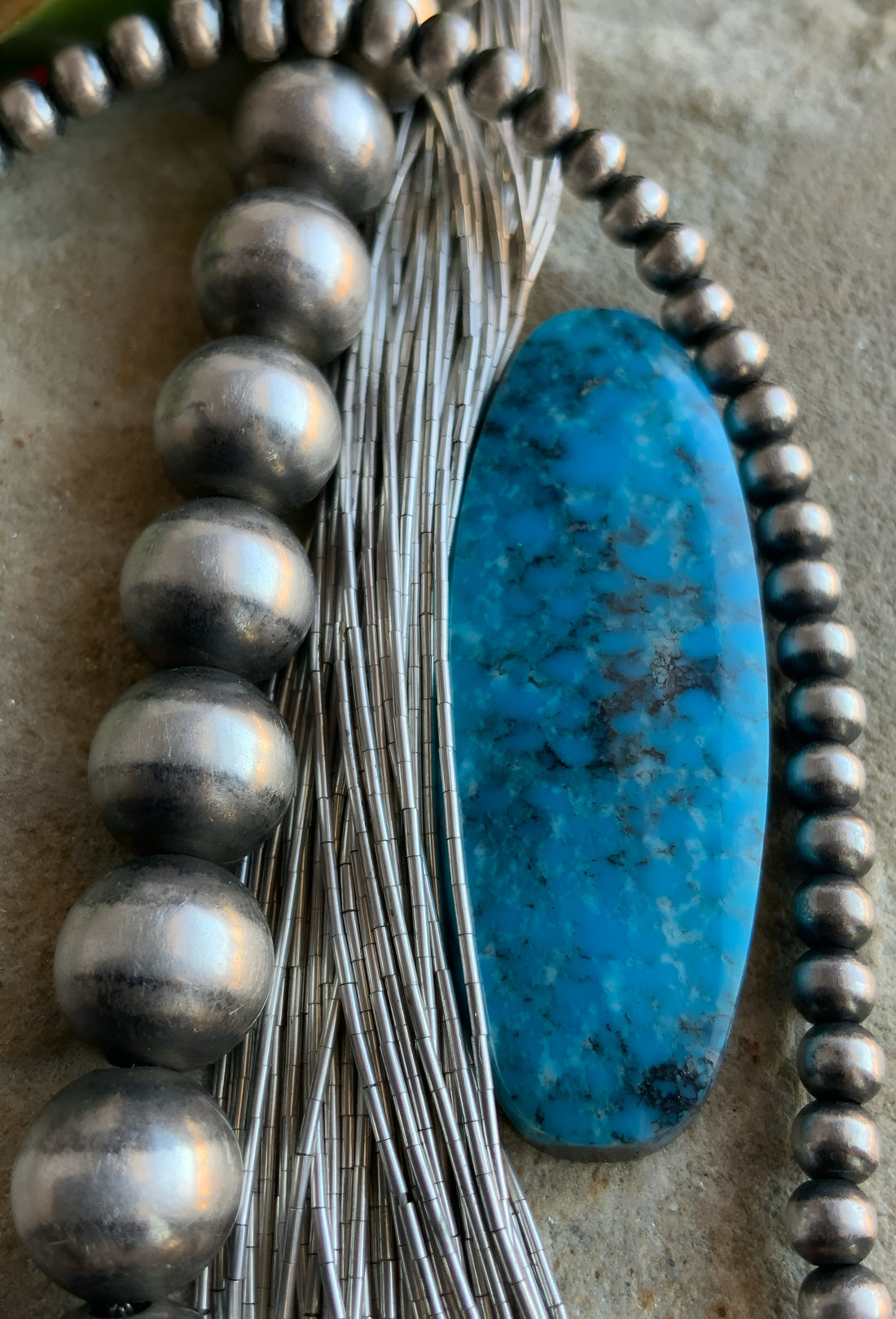 Kingman Turquoise Long Oval Cabochon