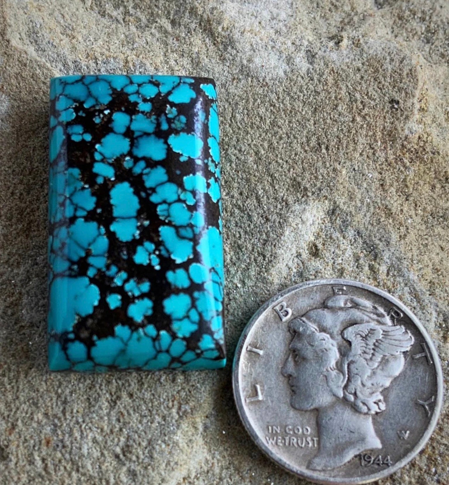 Bao Canyon Turquoise Rectangular Cabochon