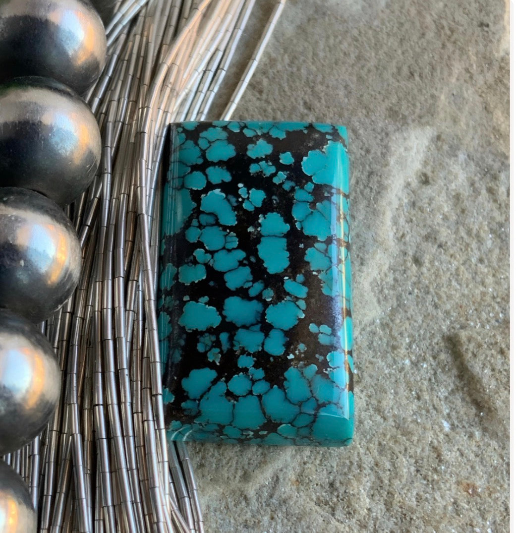 Bao Canyon Turquoise Rectangular Cabochon