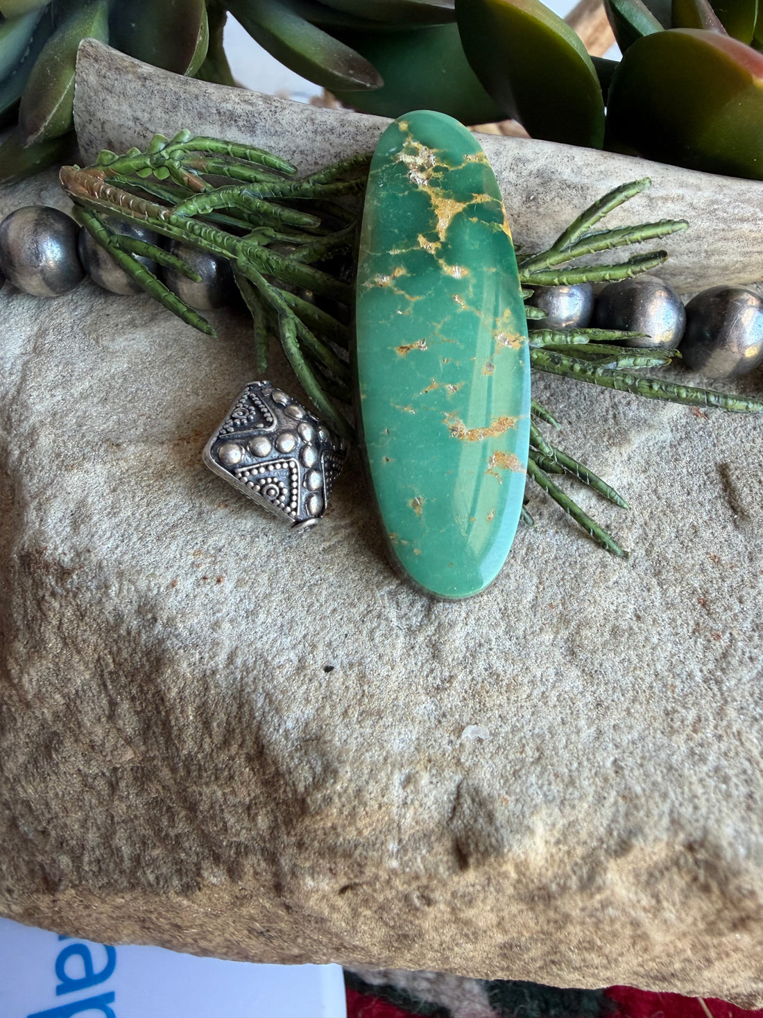 Green Royston Turquoise Oval