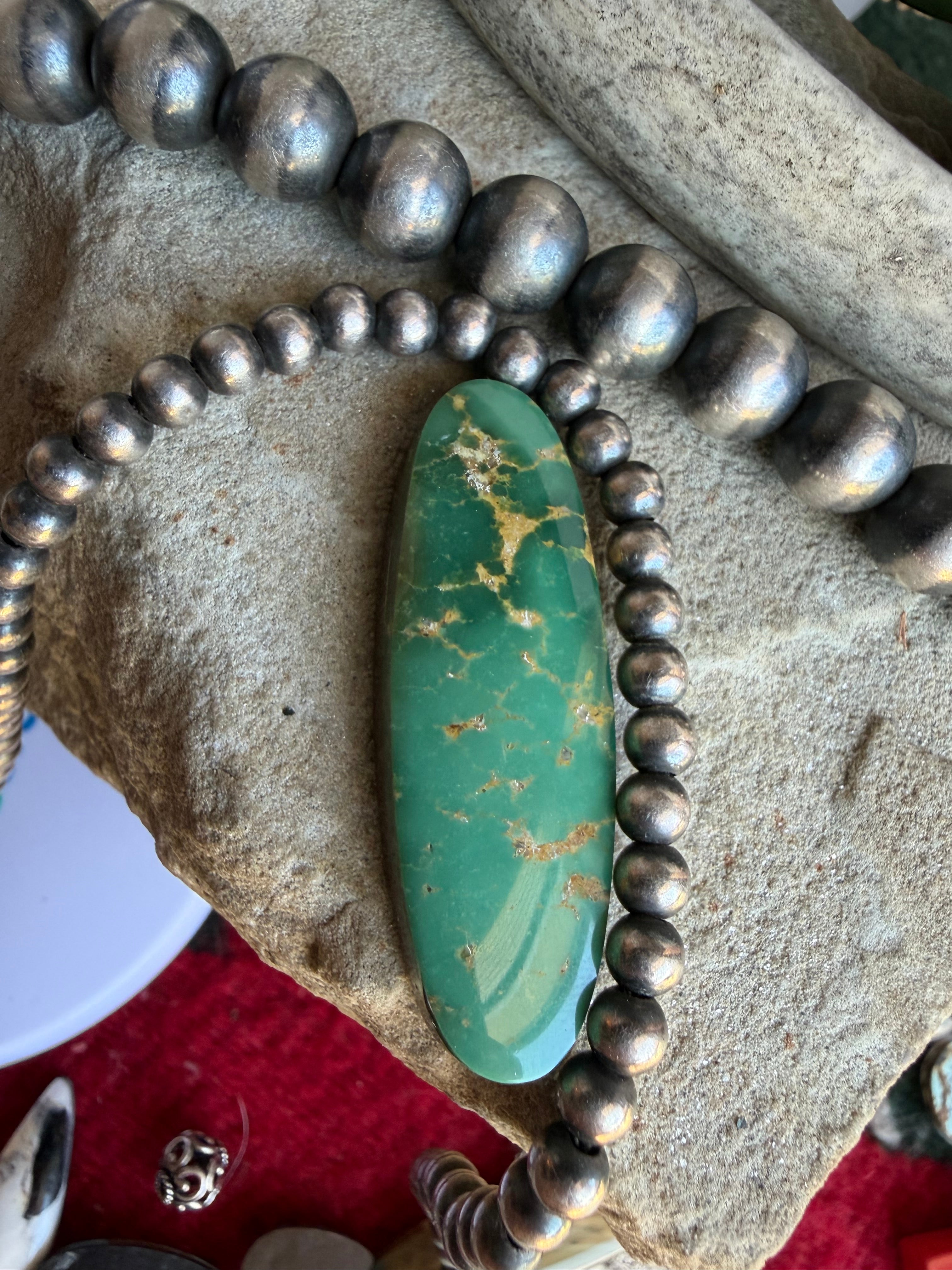 Green Royston Turquoise Oval
