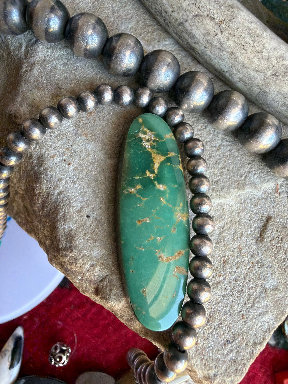 Green Royston Turquoise Oval