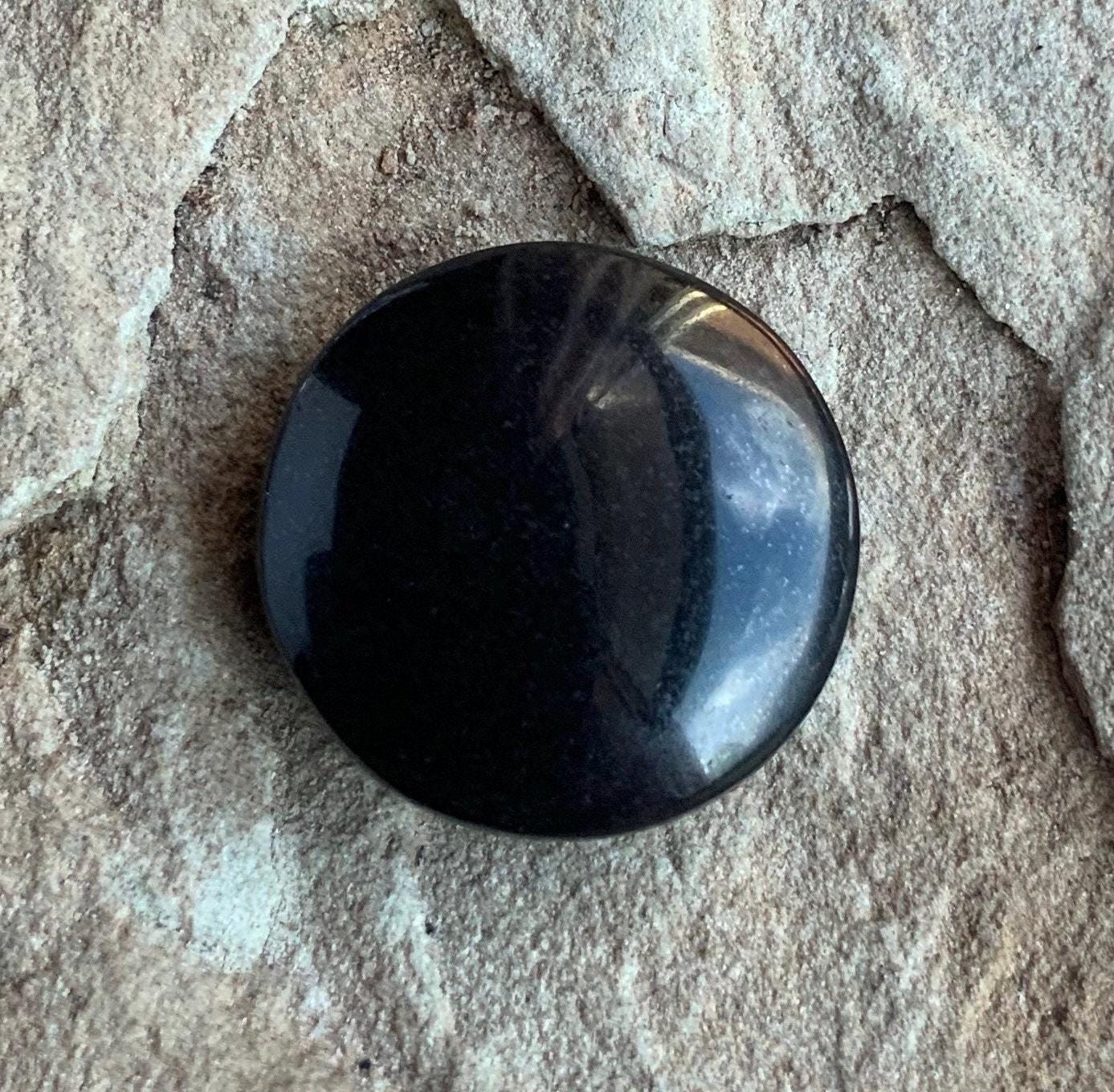 Black Onyx Round Cabochon