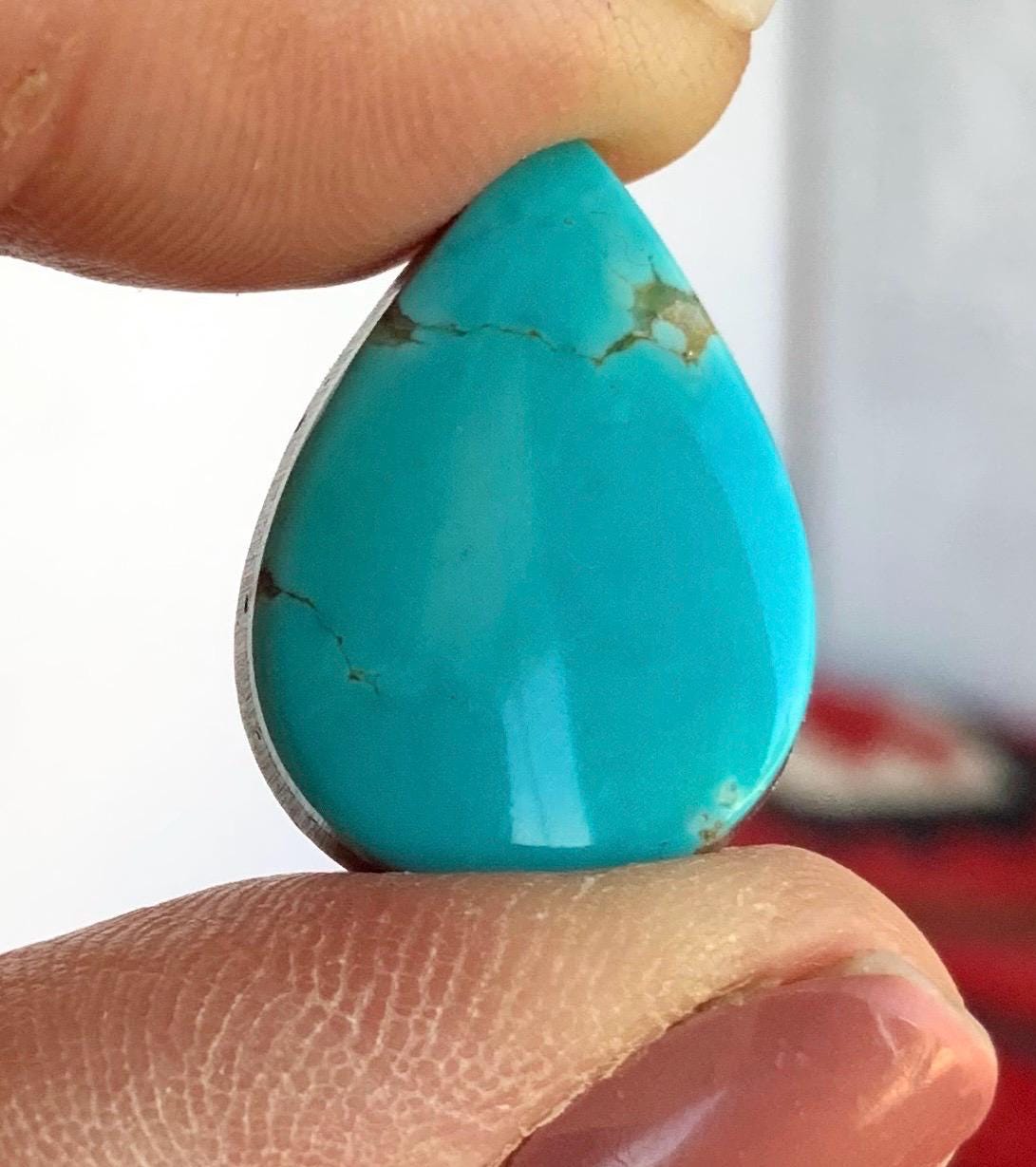 Royston Turquoise Blue Teardrop Cabochon #R298