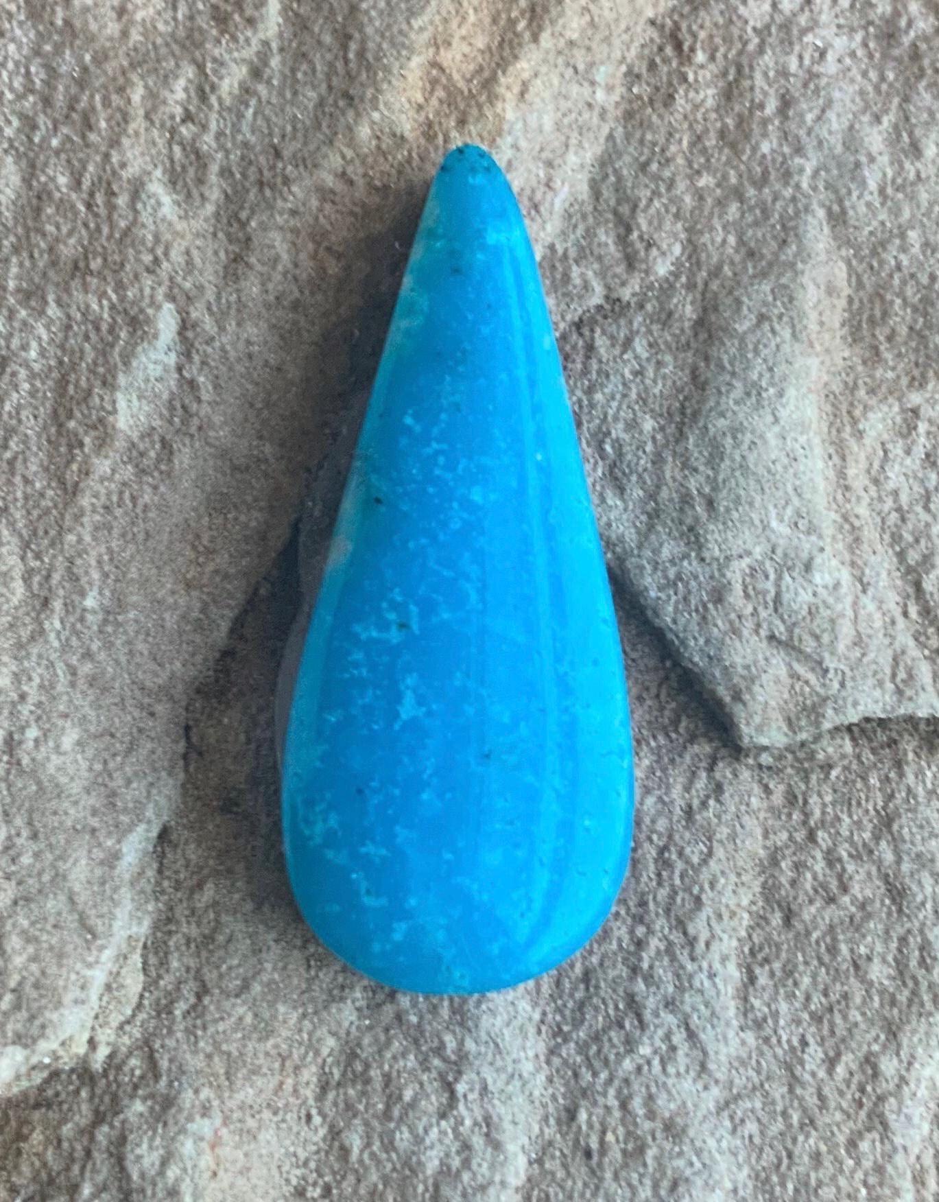 Kingman Turquoise Teardrop Cabochon