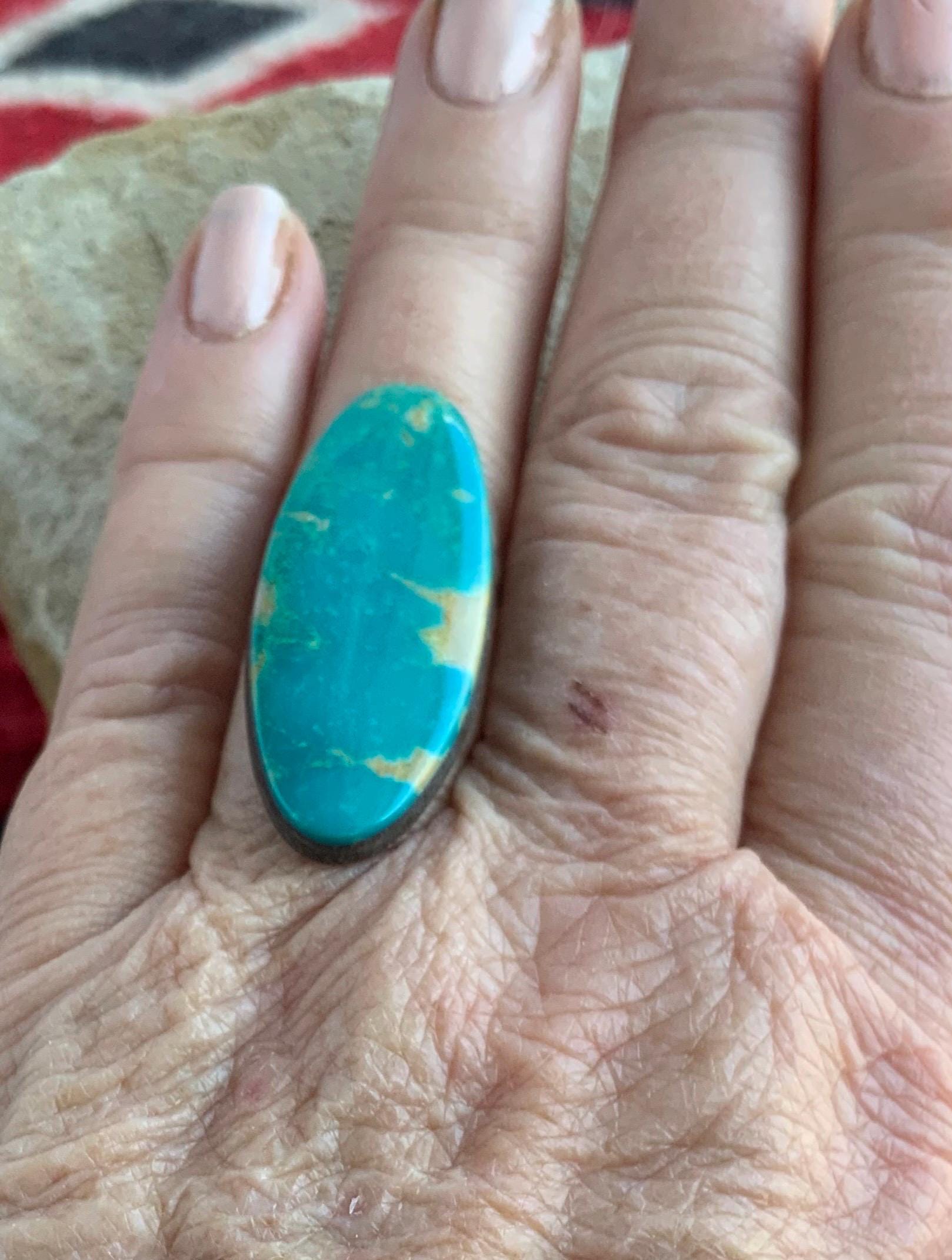 Royston Turquoise Long Oval Cabochon #R128