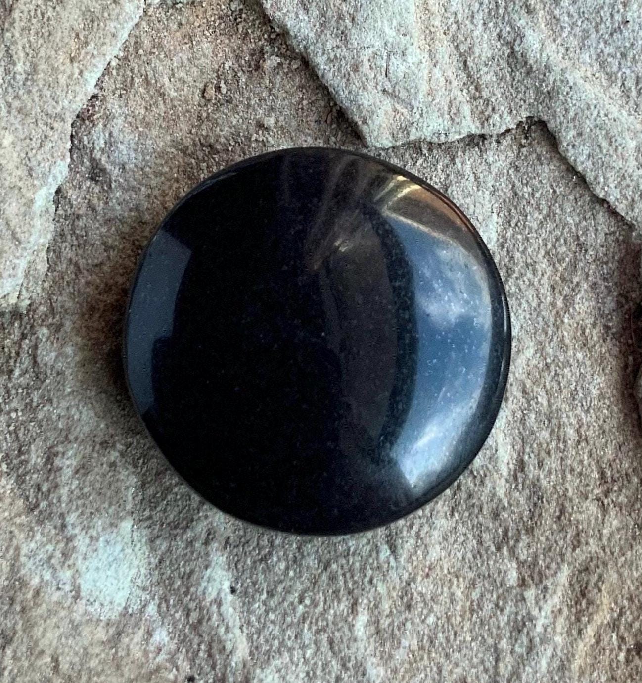 Black Onyx Round Cabochon