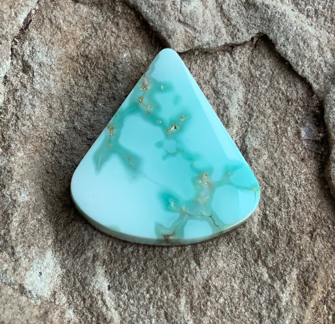 Carico Lake Turquoise Cabochon or Polished Stone Cab #42