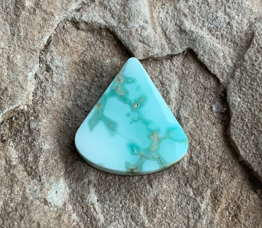 Carico Lake Turquoise Cabochon or Polished Stone Cab #42