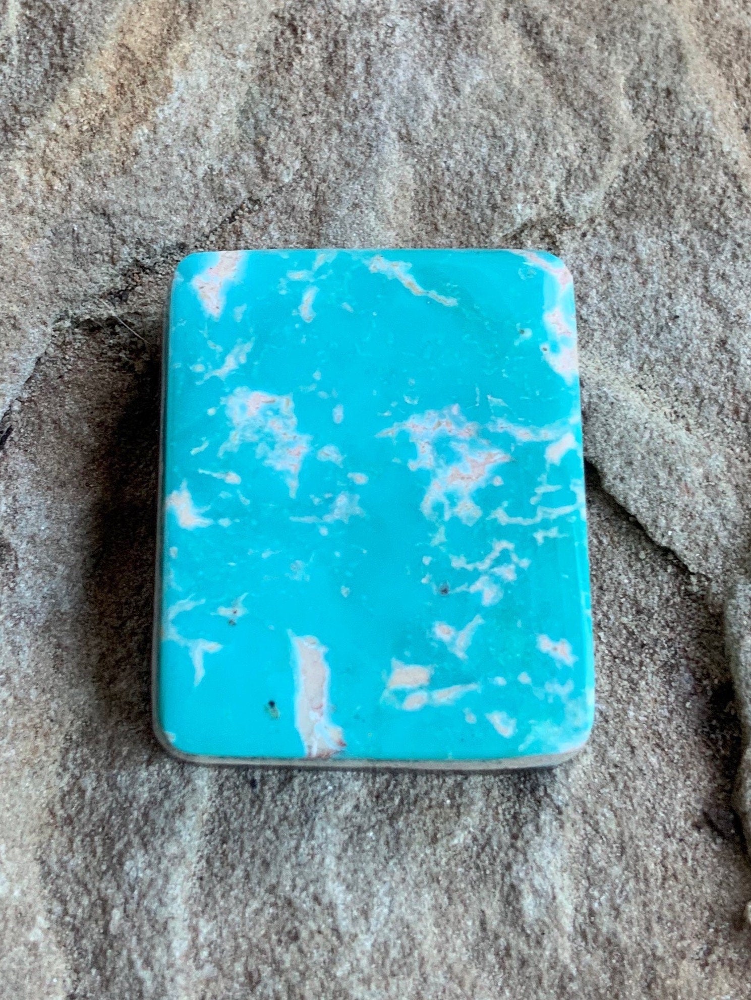 Royston Turquoise Rectangular Cabochon #R67