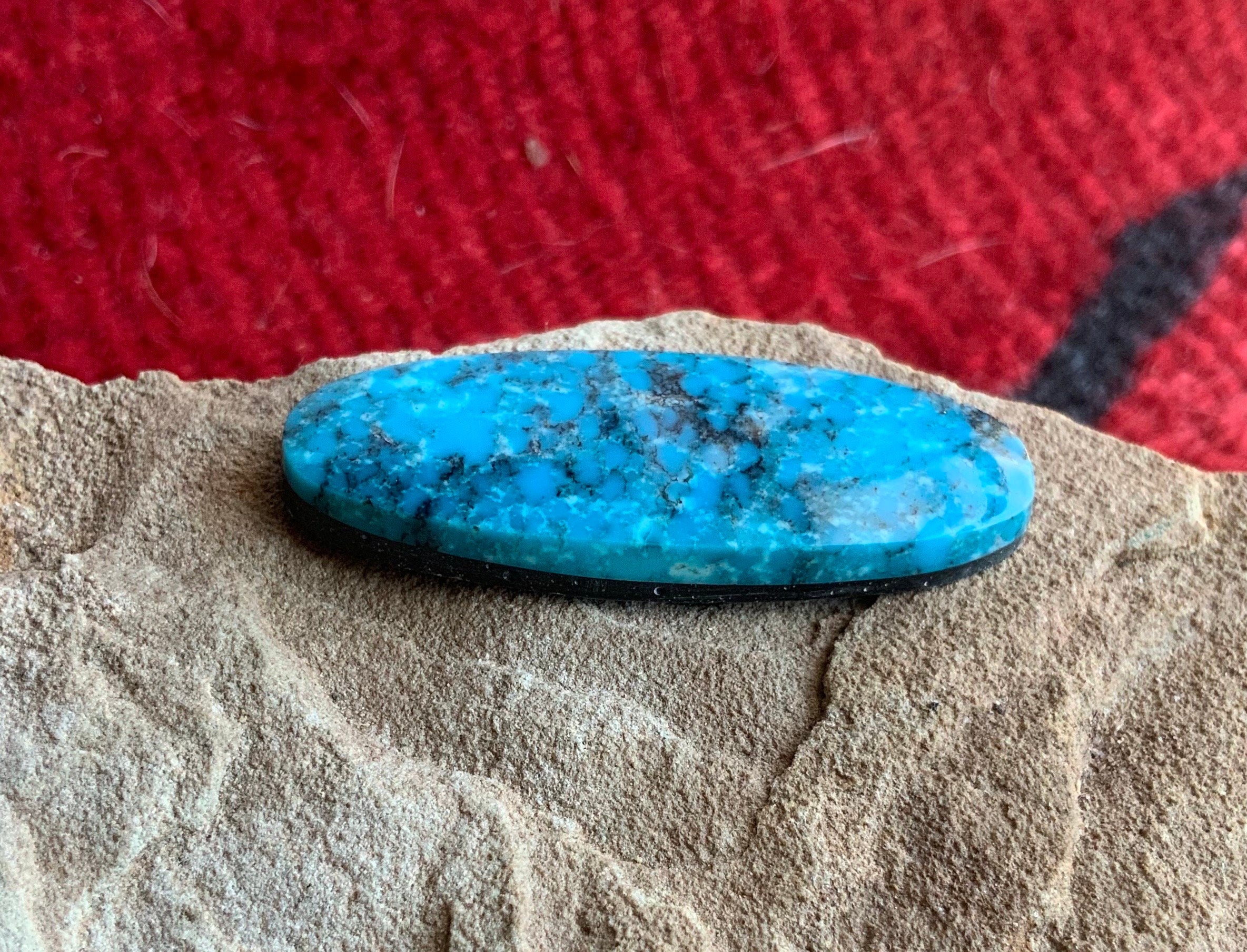 Kingman Turquoise Long Oval Cabochon