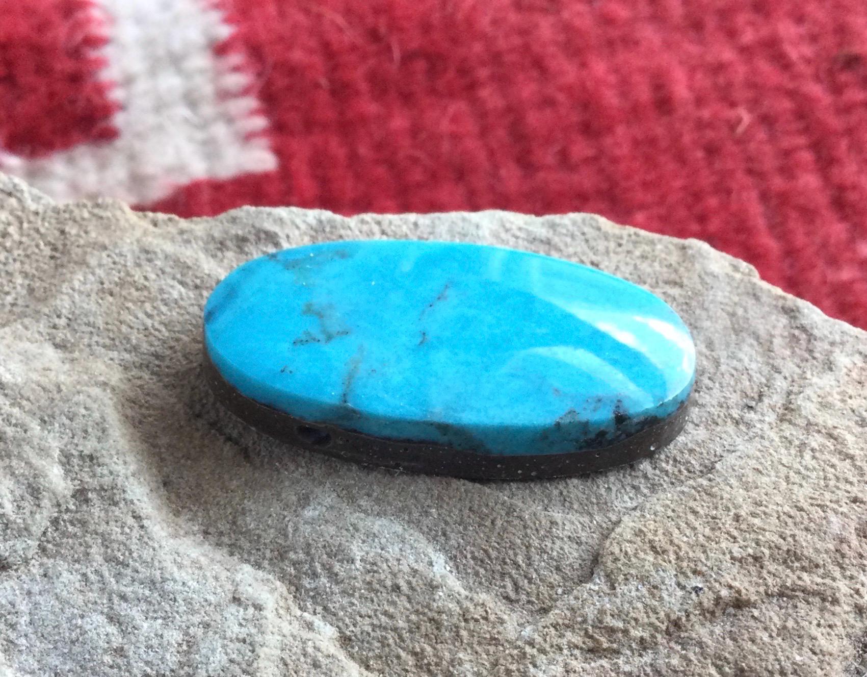 Blue Kingman Turquoise Oval Cabochon #K142