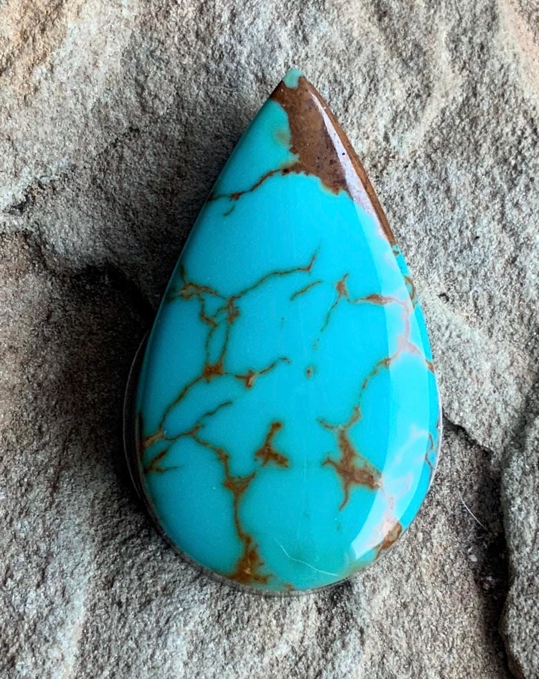 Royston Turquoise Teardrop Cabochon #R138