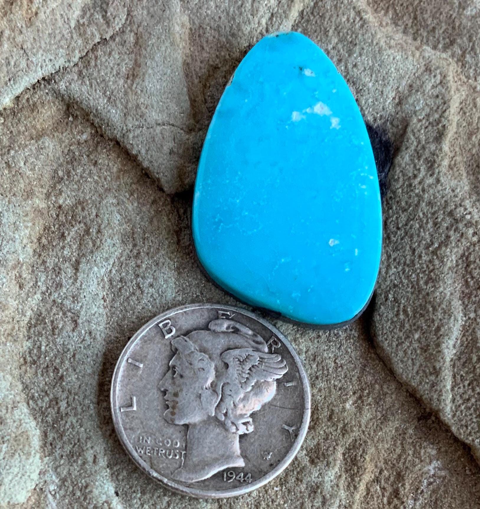 Blue Gem Turquoise Cabochon