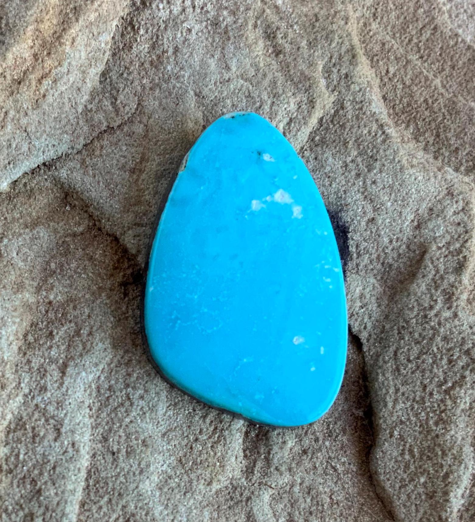 Blue Gem Turquoise Cabochon