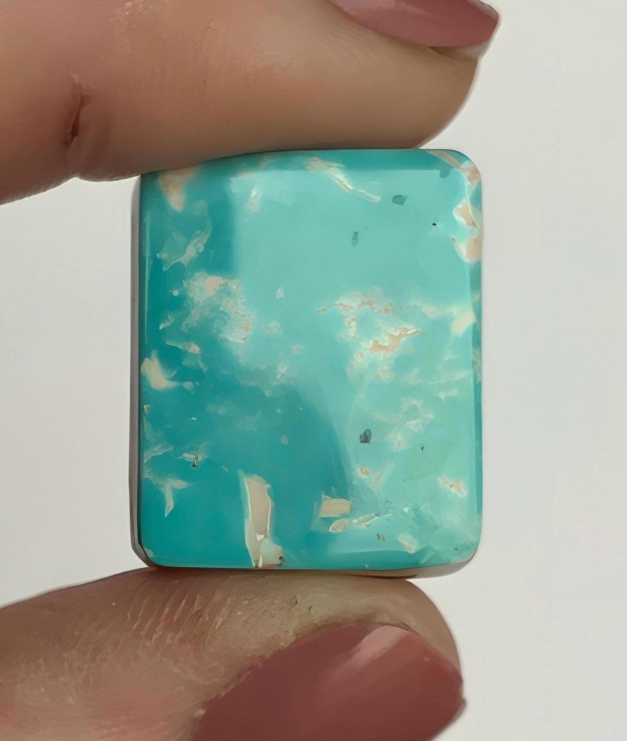 Royston Turquoise Rectangular Cabochon #R67