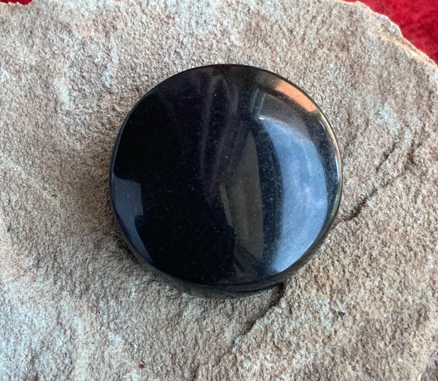 Black Onyx Round Cabochon